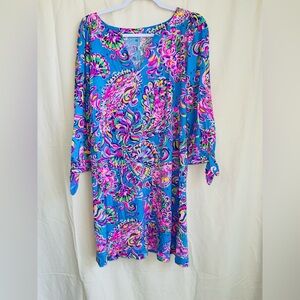 Lilly Pulitzer Cath dress in mermaid grotto size large